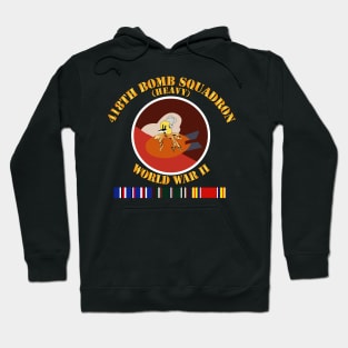 418th Bomb Squadron WWII w SVC Hoodie